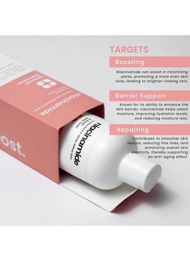 Natural Outcome Niacinamide Toner for Face | Radiance Boosting Toner - with Salicylic Acid & Aloe Vera | Advance Toning Solution Rejuvenates Skin & Minimizes Pore Appearance | Fragrance Free | 8 oz
