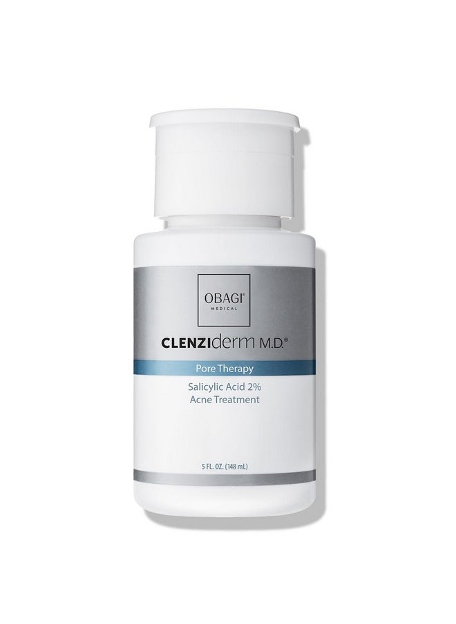 Obagi CLENZIderm M.D. Pore Therapy Exfoliating BHA Toner - Unclogs Pores with 2% Salicylic Acid Acne Treatment - 5 oz