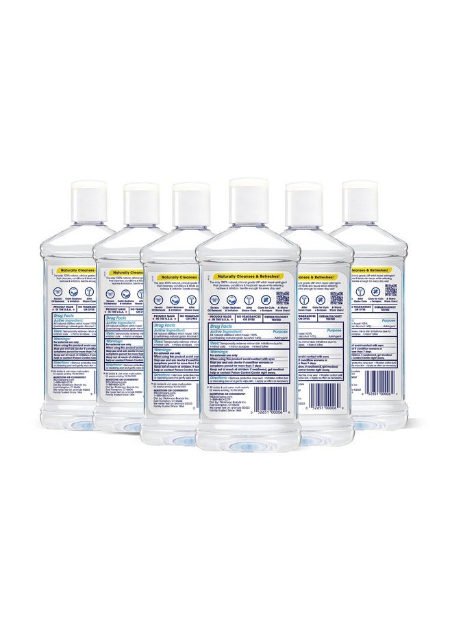 T.N. Dickinson's Witch Hazel Astringent for Face and Body, 100% Natural, 6 Count