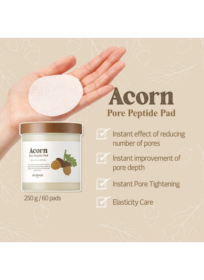 SKINFOOD Toner Pads 60 Sheets (3 Options) (Acorn)
