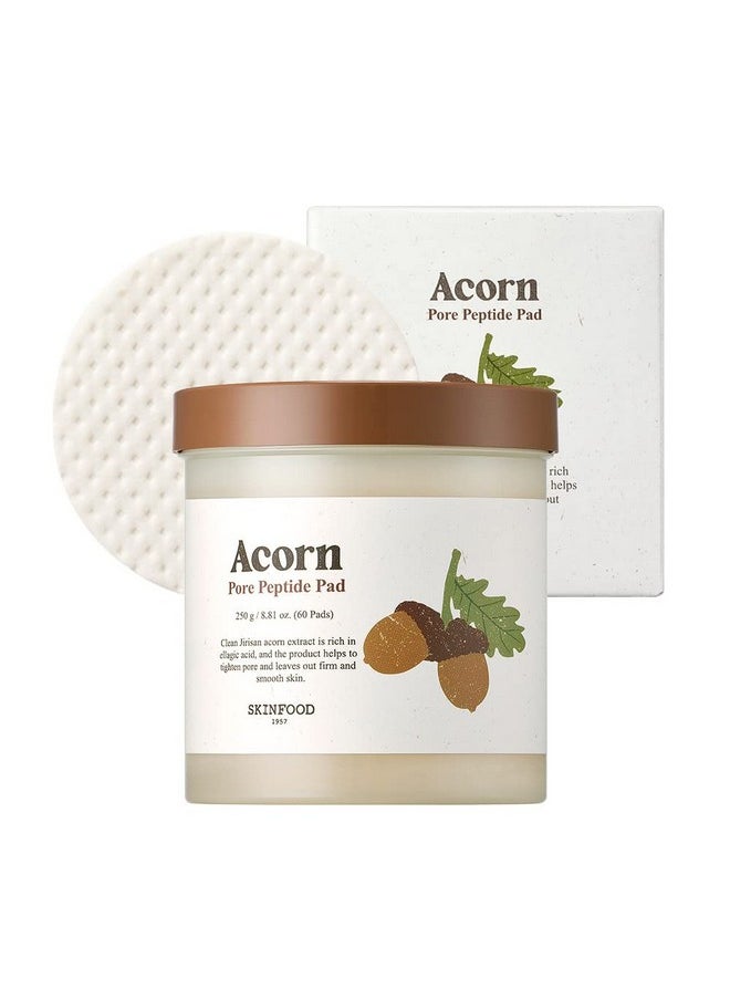SKINFOOD Toner Pads 60 Sheets (3 Options) (Acorn)