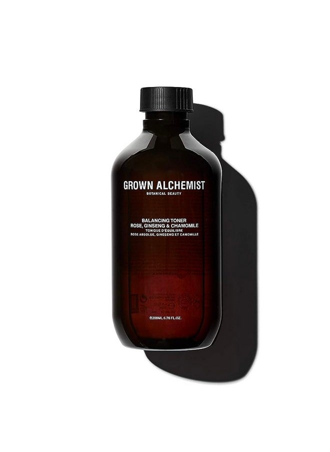 Grown Alchemist Balancing Toner- Rose, Ginseng, Chamomile, (200ml / 6.76oz)