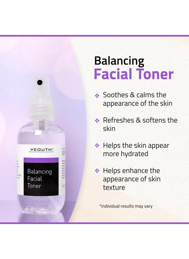 YEOUTH Toner for Face Spray with Chamomile, Hydrating Toner, Refreshing Facial Toner, Face Toner for Women, Face Toner for Men, Skin Toner 3.4 Oz