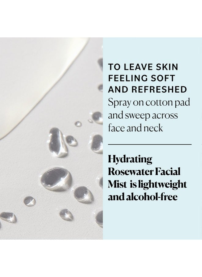 Sky Organics Organic Rosewater Facial Mist for Face, 100% Pure & Steam-Distilled USDA Certified to Hydrate, Balance & Refresh, 4 fl. Oz