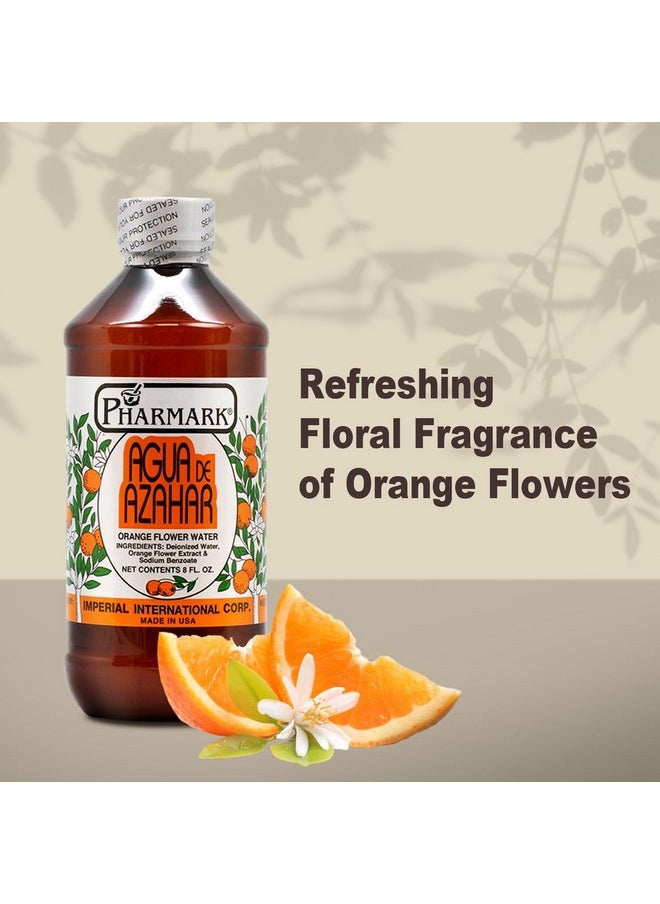 Pharmar Agua De Azahar Flower-Blossom Water, 8 Fluid Ounce