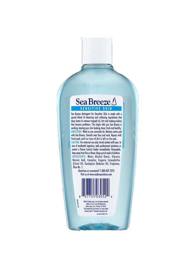 Sea Breeze Sensitive Skin Astringent 10 oz (Pack of 6)