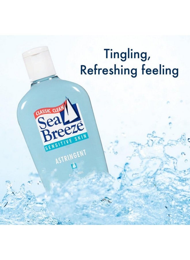 Sea Breeze Sensitive Skin Astringent 10 oz (Pack of 6)