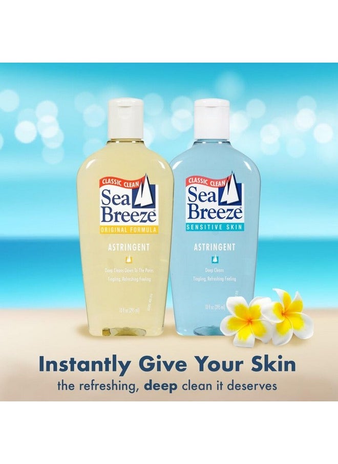 Sea Breeze Sensitive Skin Astringent 10 oz (Pack of 6)
