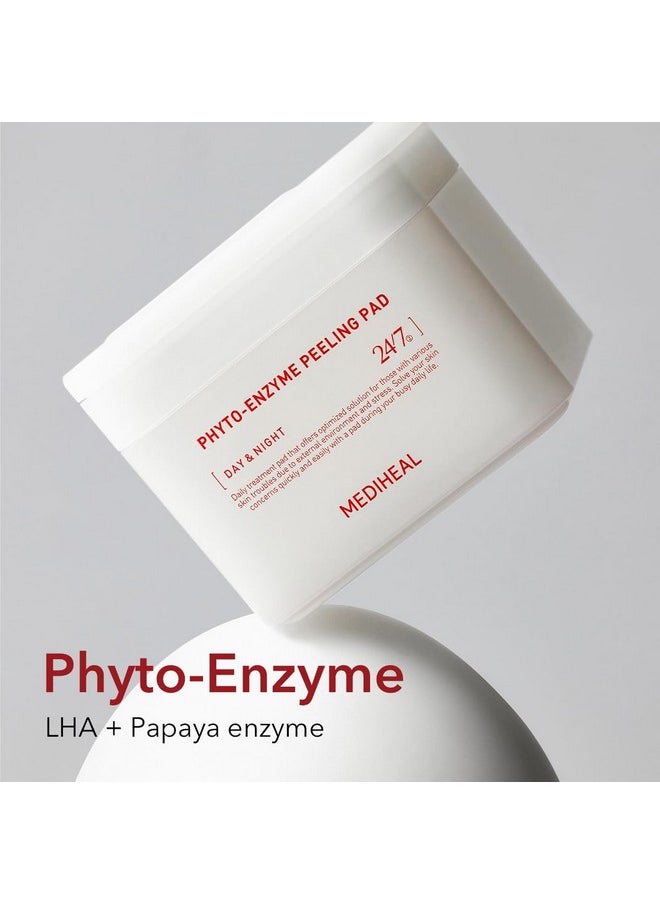 (Only Refill) Mediheal Phyto Enzyme Peeling Pad (90 Pads) - Pore Tightening Pads to Control Sebum - Vegan Gauze Pad