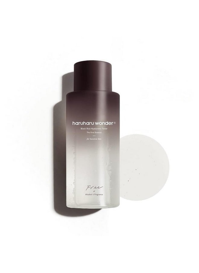 Haruharu Wonder Black Rice Hyaluronic Toner for Sensitive Skin 10.1 fl.oz / 300ml | Alcohol Free, Fragrance Free | Vegan, Crurelty Free, EWG-Green