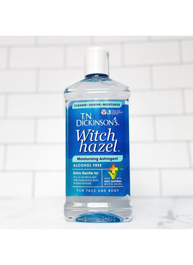 T.N. Dickinson's Witch Hazel Alcohol-Free Moisturizing Astringent, Made with 100% Natural Witch Hazel 16 oz