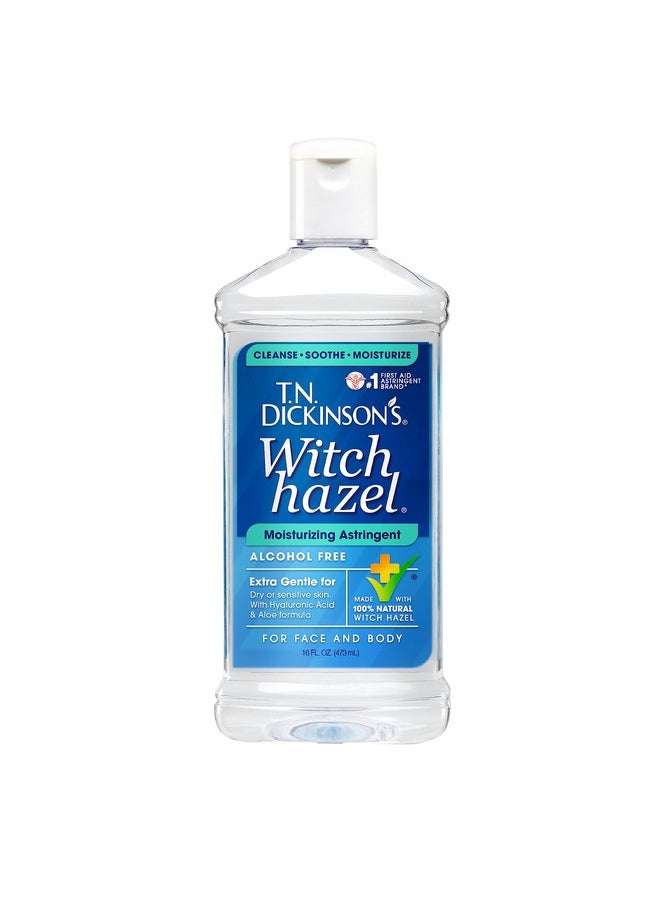 T.N. Dickinson's Witch Hazel Alcohol-Free Moisturizing Astringent, Made with 100% Natural Witch Hazel 16 oz