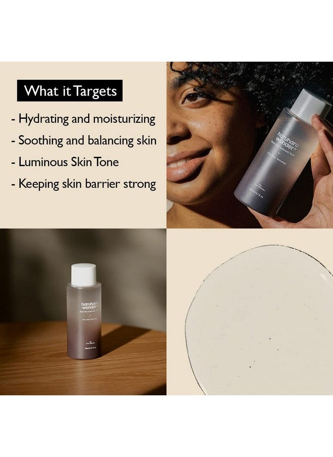 Haruharu Wonder Black Rice Hyaluronic Toner 5.1 fl.oz / 150ml | Face Moisturizer, Facial Toner for All Skin Types | Vegan, Cruelty Free, EWG-Green