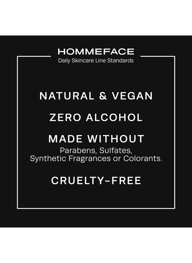 HOMMEFACE Men’s Herbal Spray Face Toner, 8.45 fl. oz. - Alcohol-Free, Hydrating and Balancing Facial Mist with Witch Hazel, CICA Extract, Anti Aging, Aftershaving, for All Skin Types