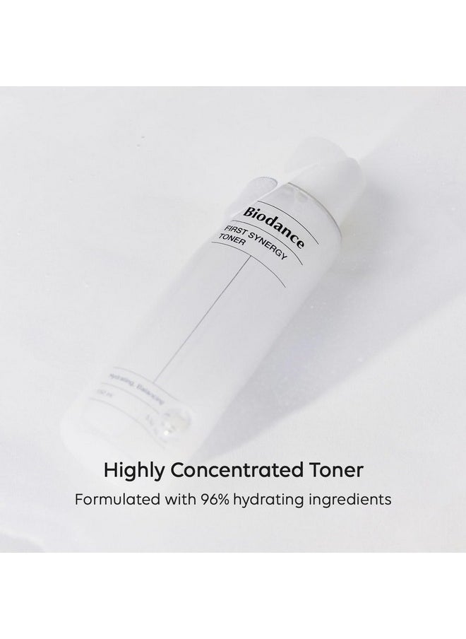 Biodance First Synergy Toner, All-in-One Toner, Moisturizing, Skin Balance, Hyaluronic Acid | 5.07 fl.oz,150ml