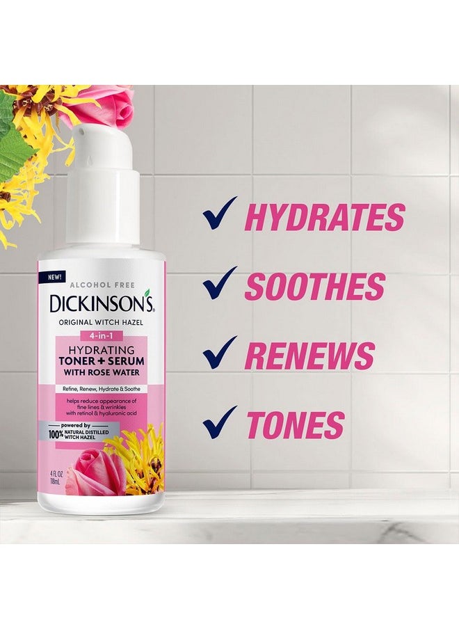 Dickinson's Witch Hazel Hydrating Toner + Serum with Rose Water