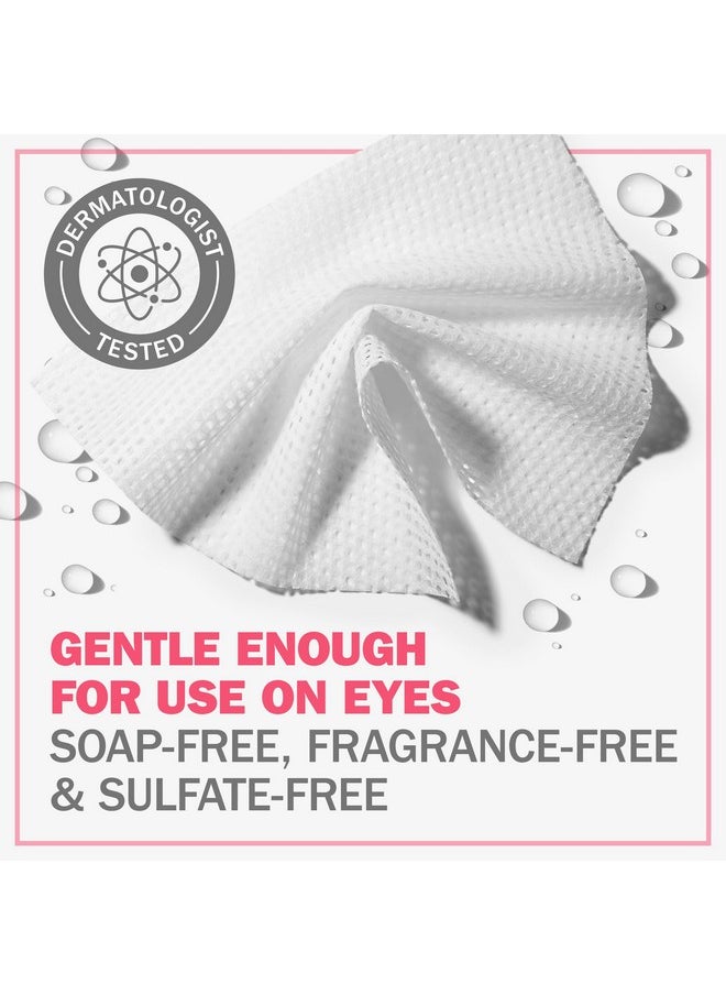 Olay Daily Facials, Daily Clean Makeup Removing Facial Cleansing Wipes, 5-in-1 Water Activated Cloths, Exfoliates, Tones and Hydrates Skin, 66 count