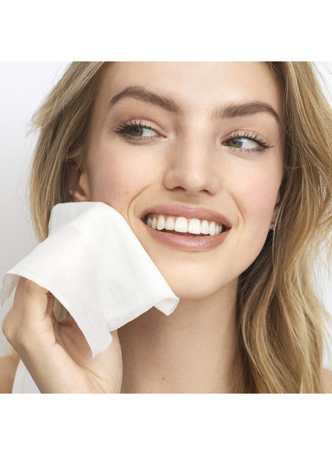 Olay Cleanse Makeup Remover Cleansing Face Wipes, Daily Facial Towelettes, Rose Water, 25 Count, 3 Pack