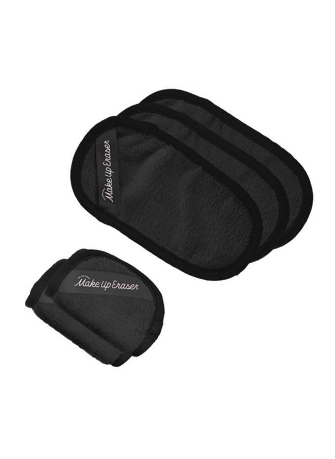 The Original MakeUp Eraser Mini PRO 5-pack, Erase All Makeup With Just Water, Including Waterproof Mascara, Eyeliner, Foundation, Lipstick, Sunscreen and More! Chic Black, 5ct.