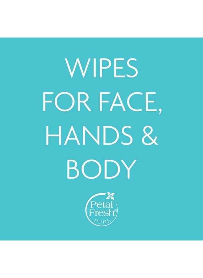 Petal Fresh Soothing Aloe Vera, Makeup Removing, Cleansing Towelettes,Gentle Face Wipes, Daily Cleansing, Vegan and Cruelty Free, 60 count