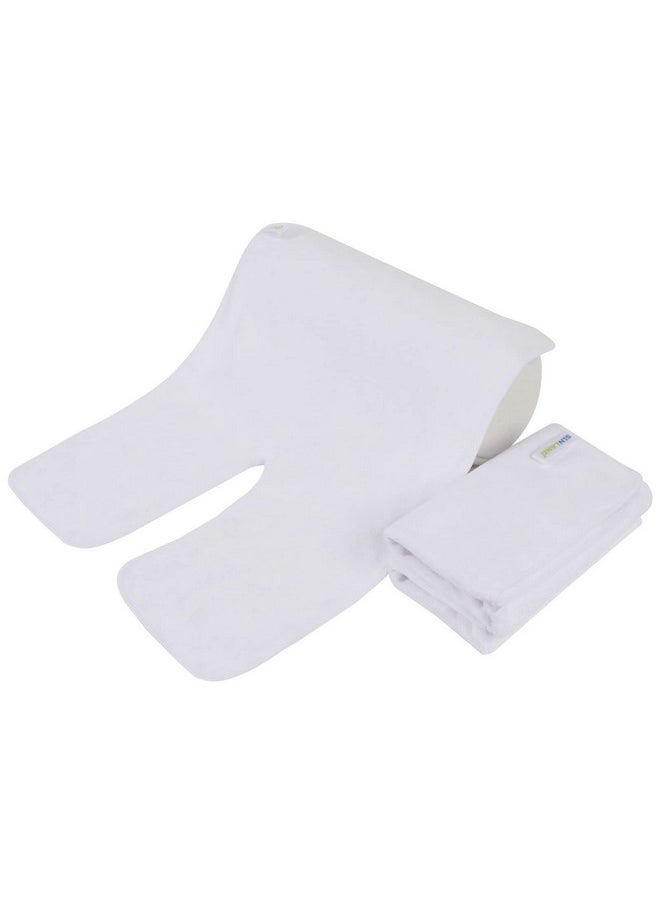SINLAND Microfiber Esthetician Towels for Facials Mask Removing Face Wrap Soft Facial Cloth with Split Design Spa Towels for Facial Steam Massage and Cleansing