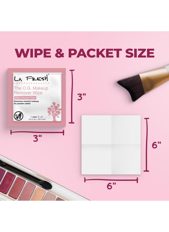 La Fresh Makeup Removal Facial Cleansing Wipes, Waterproof, 50 Count - Skin Care Travel Essentials
