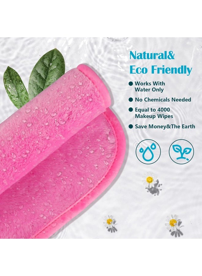 Orighty Makeup Remover Cloths 6 Packs, Makeup Removal Face Cleansing Cloth, Reusable Microfiber Facial Cleansing Towels, Remove Instantly Dirt with Just Water, 12x6 in, 6 Colors