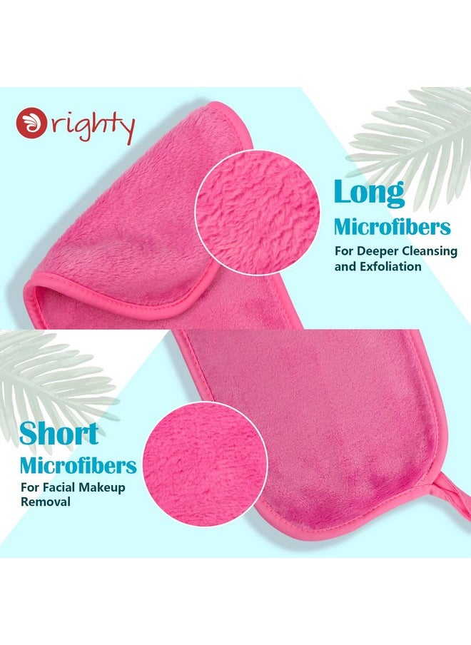 Orighty Makeup Remover Cloths 6 Packs, Makeup Removal Face Cleansing Cloth, Reusable Microfiber Facial Cleansing Towels, Remove Instantly Dirt with Just Water, 12x6 in, 6 Colors
