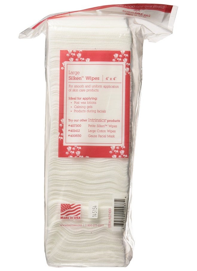 Intrinsics Petite Silken Wipes (4 x 4 Inch)