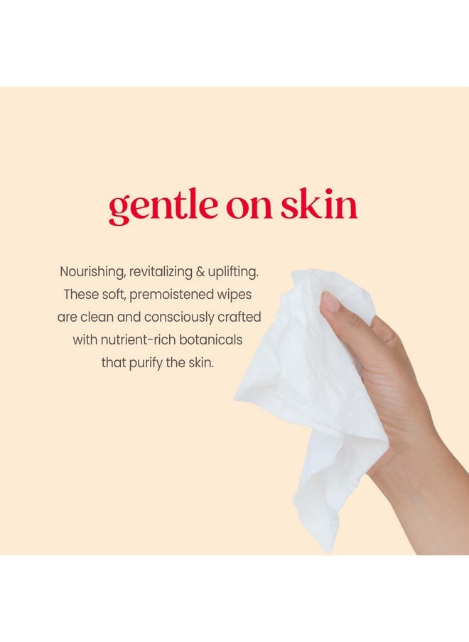 Burt's Bees Stocking Stuffers, White Tea Face Wipes, for Sensitive Skin, Soothing Makeup Remover & Facial Cleansing Towelettes Christmas Gifts, 30 Ct. (3-Pack)