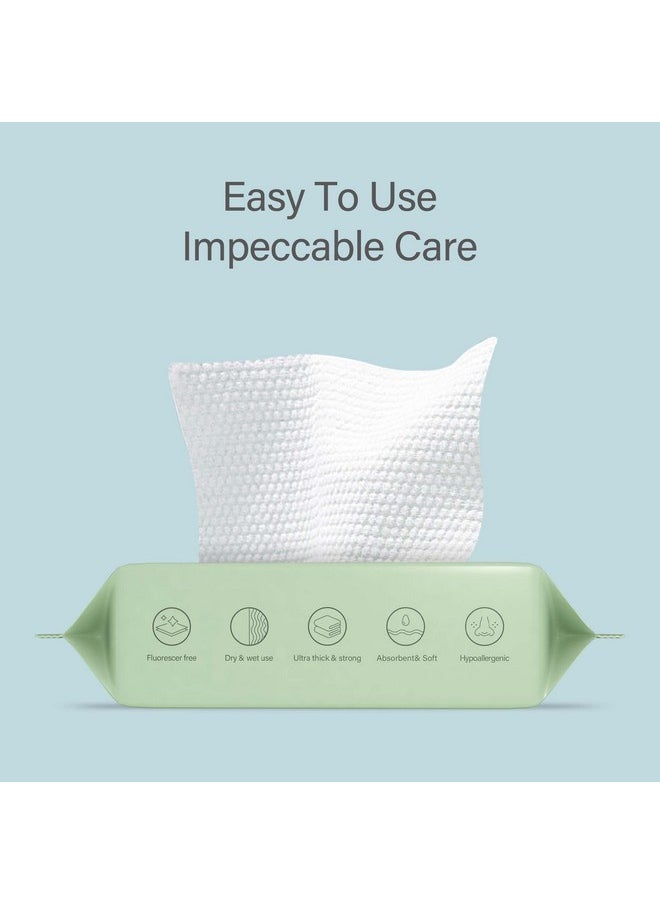 Unifree Facial Tissues I Dry Wipes I Makeup Remover, 8-pack Value Pack, 480 Count