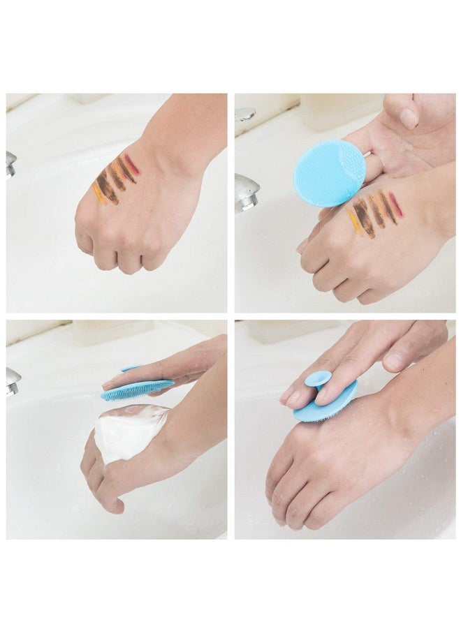 Face Scrubber,Soft Silicone Facial Cleansing Brush Pad Exfoliator Scrub Scrubby for Massage Pore Blackhead Removing Exfoliating-Unique Cool Fun Christmas Gift Present for Girl Sister Best Friend Women