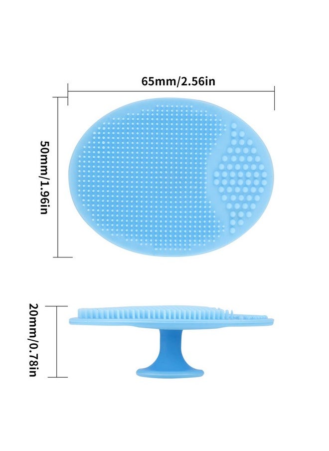 Face Scrubber,Soft Silicone Facial Cleansing Brush Pad Exfoliator Scrub Scrubby for Massage Pore Blackhead Removing Exfoliating-Unique Cool Fun Christmas Gift Present for Girl Sister Best Friend Women
