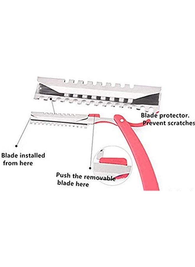 Eyebrow mold, 8 styles of eyebrow shape and eyebrow razor holder and 10 pieces of blade DIY beauty mold set shaping template, Shaping Templates,Eyebrow Stencils Reusable,DIY Makeup Tools