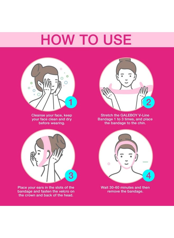 Reusable Double Chin Reducer- V Line Mask -Double Chin Remover-Facial Slimming Chin Strap-Chin Up Mask Face Lifting Belt V Shaped Slimming Face Mask