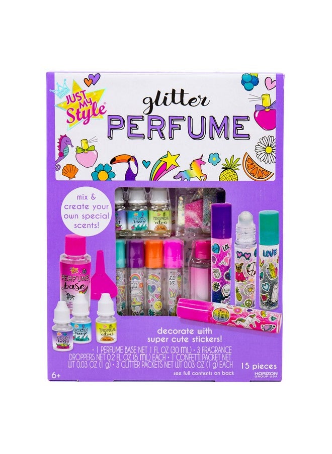 Just My Style Glitter Roller Perfume by Horizon Group USA Multi-color, 10 x 9 x 13.5
