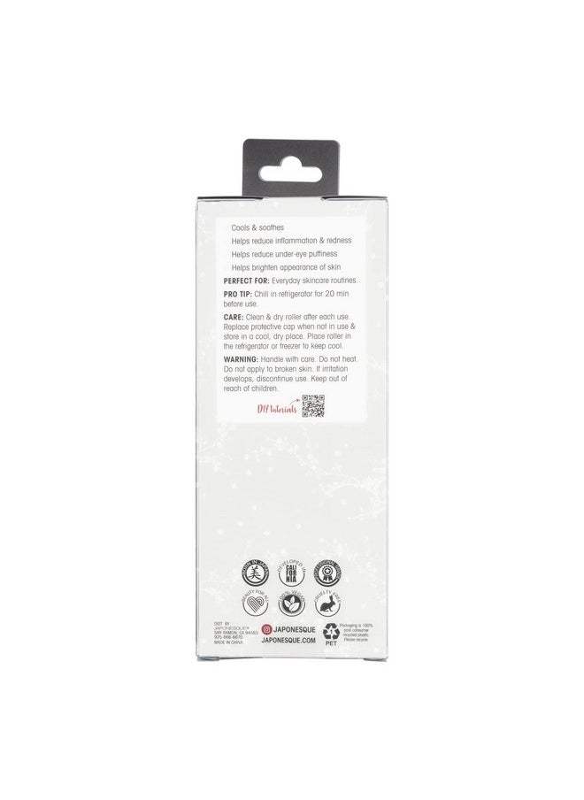 JAPONESQUE Ice Roller for Cooling, Massaging, and Brightening Skin and Calming Inflammation