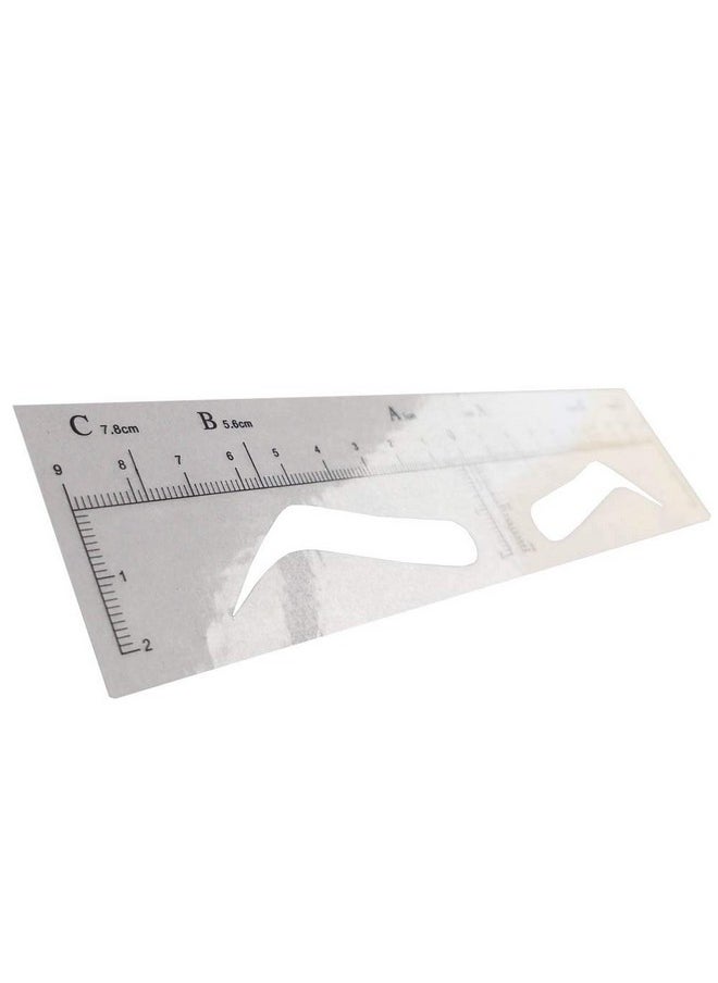 CHOOSE-IT Eyebrow Stencil Disposable Eyebrow Shaper Kit - 50PC Transparent Mapping Stickers Eyebrow Stencils For Microblading, PMU - Quick Makeup Peel & Stick Eyebrow Stencil Kit (S Shaped)
