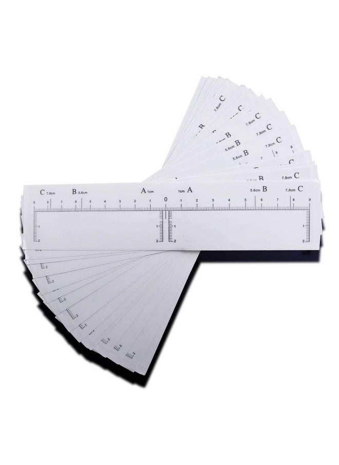 CHOOSE-IT Eyebrow Stencil Disposable Eyebrow Shaper Kit - 50PC Transparent Mapping Stickers Eyebrow Stencils For Microblading, PMU - Quick Makeup Peel & Stick Eyebrow Stencil Kit (S Shaped)