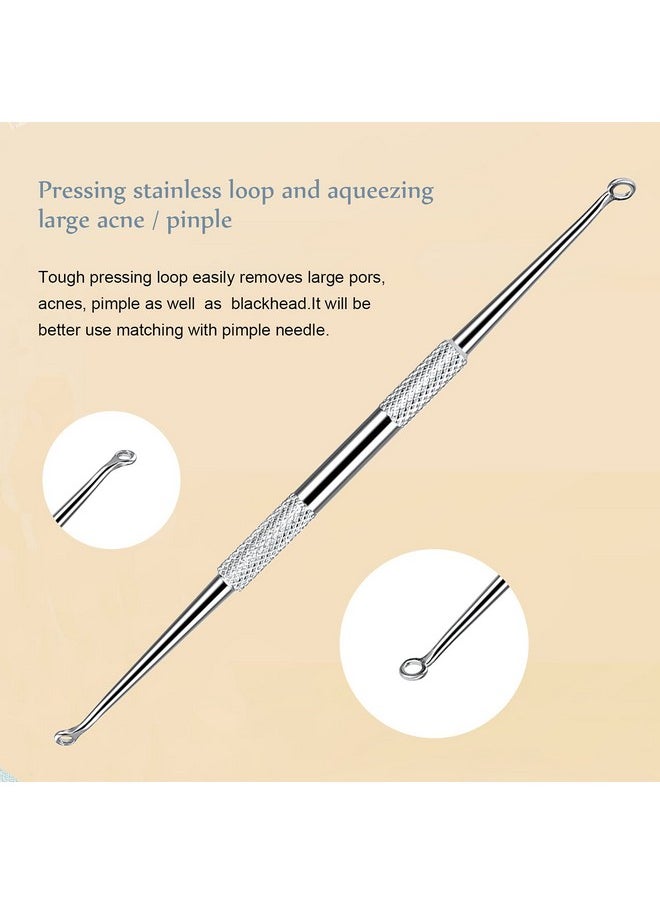 Blackhead Remover Pimple Popper Tool Kit, 6-in-1 Blackhead Comedone Acne Blemish Pimple Extractor Tool Kit Tweezers Kit Skin Care Tools for Face