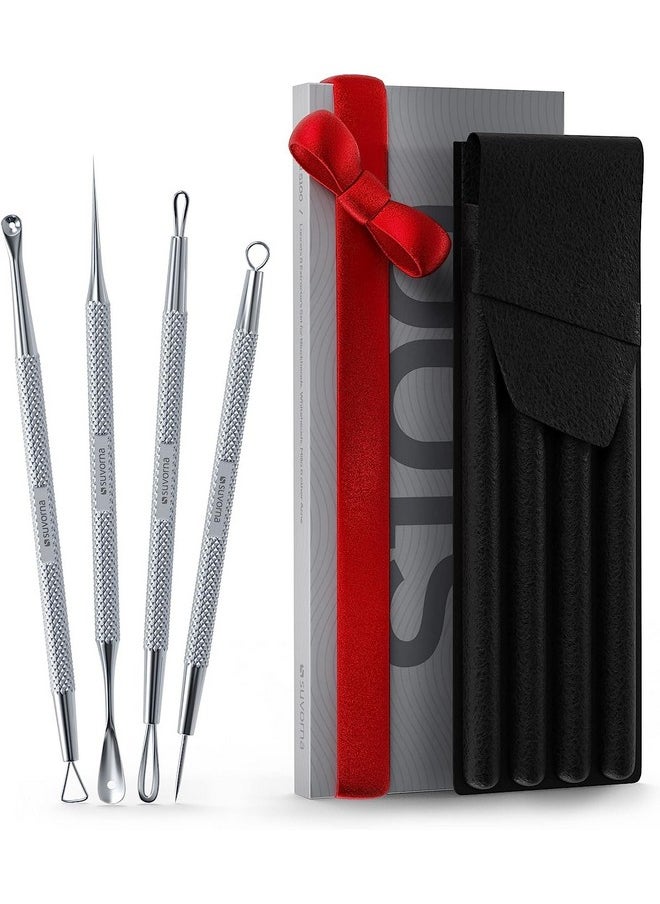 Suvorna Skinpal Pimple Popper Tool Kit | Milia Remover | Lancets for Facial Extraction | Whitehead Extractor Tool | Comedone Extractor | Blackhead Remover Tool | Acne Needle Tool & Cyst Removal Tool.