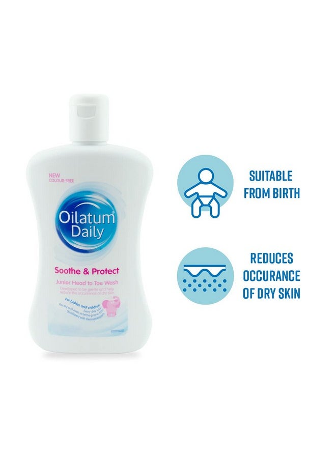 Oilatum Daily Junior Head To Toe Wash for Dry skin, 300 ml