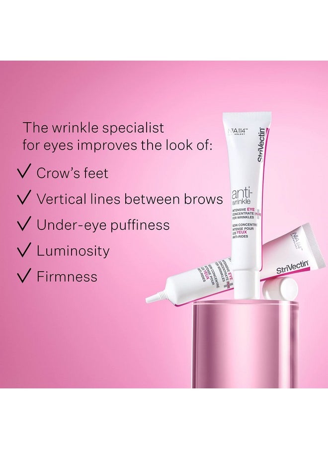 StriVectin Anti-Wrinkle Intensive Eye Cream Concentrate for Wrinkles PLUS, Targets Crow's Feet, Firmness, Puffiness & Dark Circles,White, 0.25 Fl oz (Pack of 1)