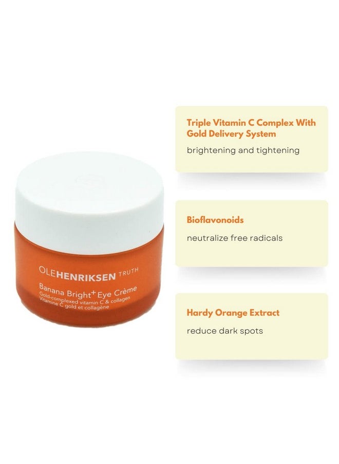 Ole Henriksen Olehenriksen Banana Bright+ Vitamin C Eye Crème 0.5 oz, 0.50 Ounce (Pack of 1)
