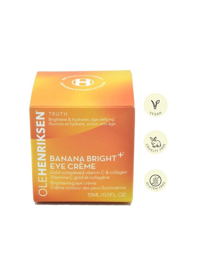 Ole Henriksen Olehenriksen Banana Bright+ Vitamin C Eye Crème 0.5 oz, 0.50 Ounce (Pack of 1)