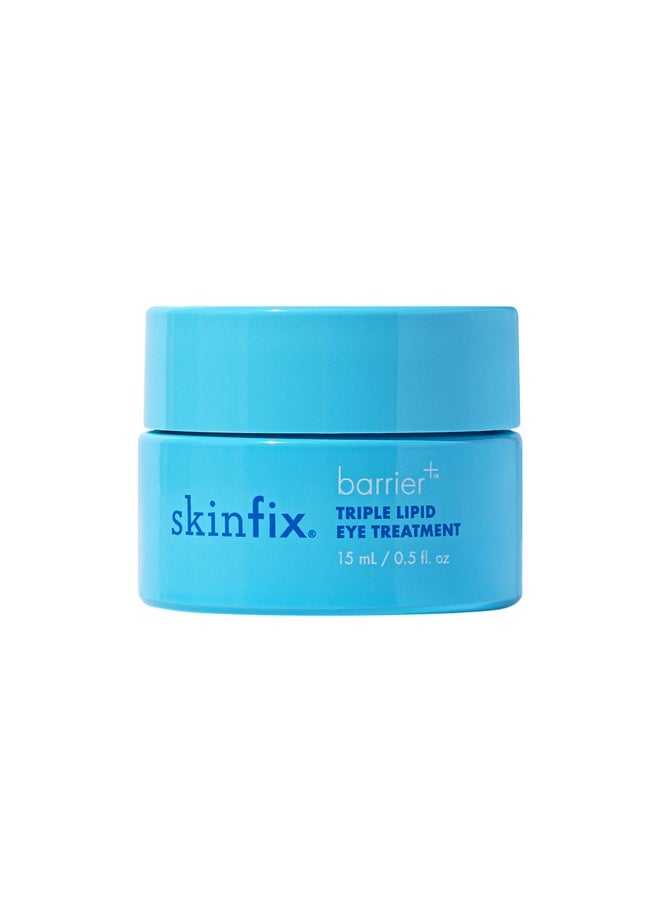 Skinfix Barrier+ Triple Lipid Eye Treatment: Infused with Caffeine, Niacinamide, and Peptides for Depuffing, Tightening, and Under-Eye Brightening, 15 ml