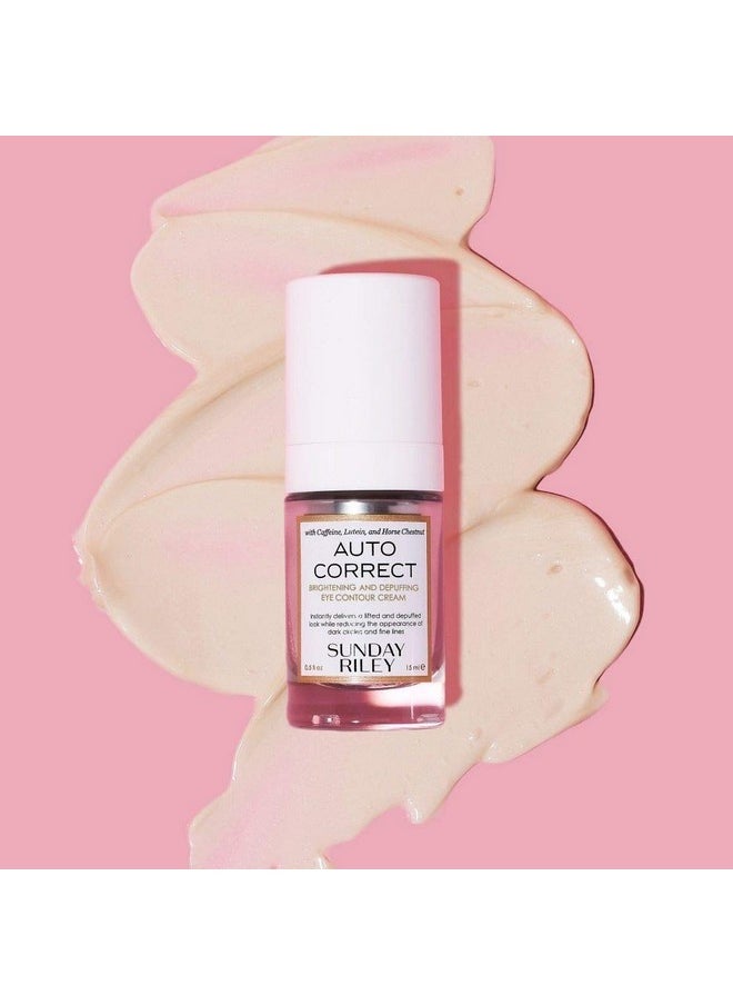 Sunday Riley Auto Correct Brightening and Depuffing Eye Contour Cream