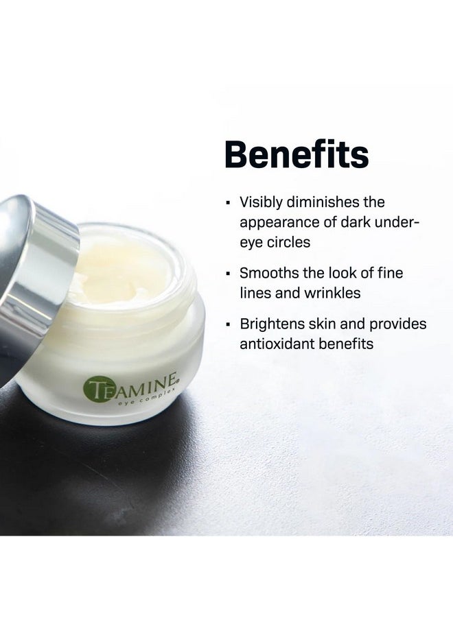 Revision Skincare Teamine® Eye Complex, Anti Aging Eye Treatment for Dark Circles, Fine Lines and Wrinkles, with Green Tea Extract, 0.5 oz
