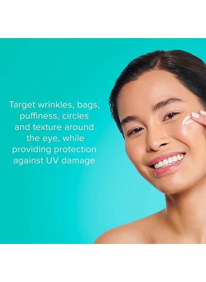 ClarityRx Easy On The Eyes Smoothing Eye Cream, Natural Plant-Based Anti-Aging Under Eye Cream for Dark Circles, Contains Hyaluronic Acid, Paraben & Cruelty Free (0.5oz)