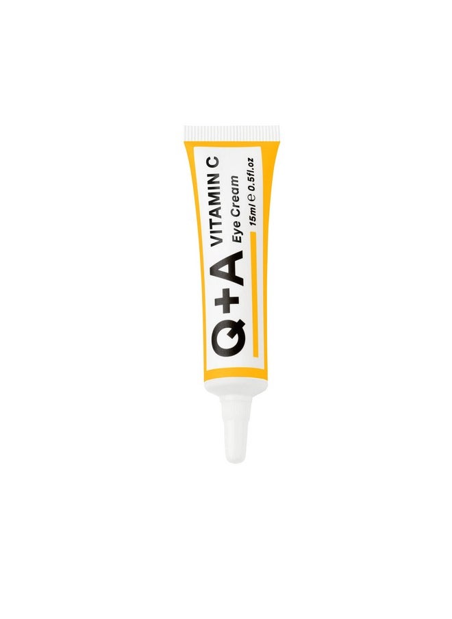 Q+A Eye Cream, a blend of Cherry Extract, and Glycogen, to reinvigorate delicate skin, delivering an essential hit of moisture, 15ml